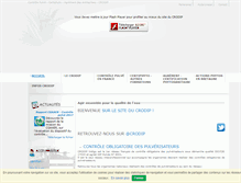Tablet Screenshot of crodip.fr